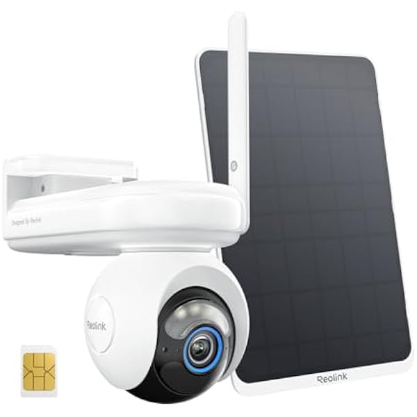 Reolink 4G PT Внешняя беспроводная камера 2K 4MP с ультрабольшой батареей, камера с солнечной панелью, Altas Go PT