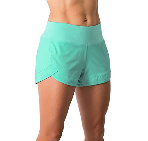Tough Mode Womens 3" Lightweight Running WOD Volleyball Shorts Workout