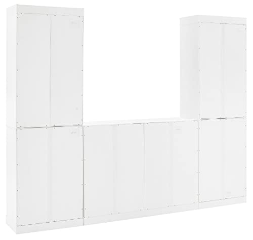 Crosley Furniture Stanton 3-Piece Sideboard And Pantry Set, White #TOP5