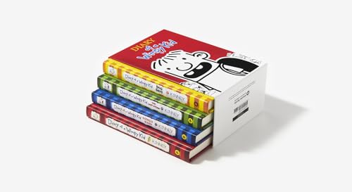 Image of Diary of a Wimpy Kid Box of Books 1-4 Hardcover Gift Set: Diary of a Wimpy Kid, Rodrick Rules, The Last Straw, Dog Days