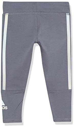 Mallas infantiles adidas mallas grises Onix talla S para niñas que practican atletismo diario 2