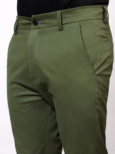 Image of Beyoung Cotton Lycra Classic Fit Chino Pants for Men | Casual Pants | Stretchable Chinos | Slant Pockets | Chino Trousers