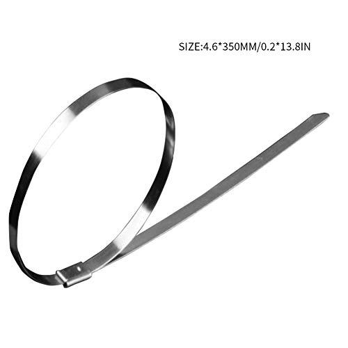 Kabelbinders Rvs Herbruikbare Metalen Heavy Duty Vergrendeling voor Eenvoudige Installatie Thuiskantoor Garage Workshop… - Image 6