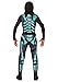 InSpirit Designs Licensed Fortnite Green Skull Trooper with Glow In The Dark Mask, Youth Costume, M