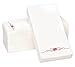 Red Foil Stamped Airlaid Paper Dinner Napkins â€“ 1/6 Fold 12