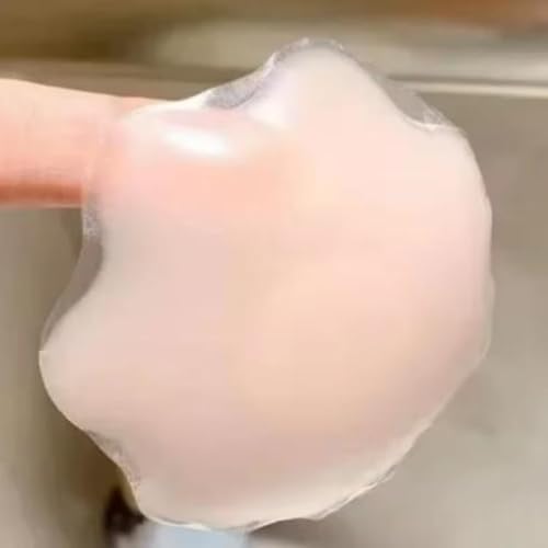 6 Pairs with Box Invisible Silicone Nipple Covers Reusable Women Breast Petals Lift Bras Pasties Bra Padding Sticker Patch Adhesive Pads Intimate,Flower Shape Pink4