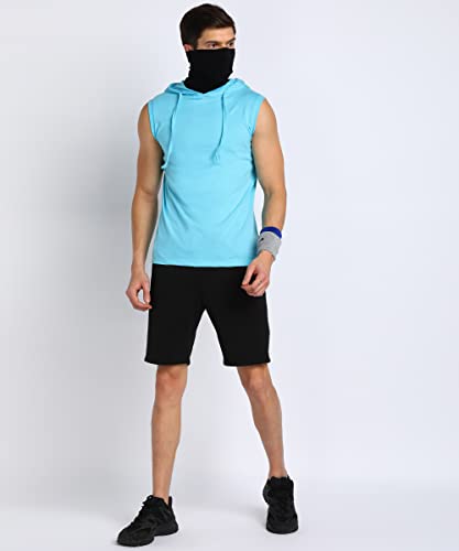 Image of Rock Paper Scissors Mens Hoodie Tank Top Gym Hoodie with Mask Workout Vests Super Men Vests Gym Vest