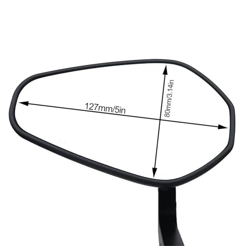 Espejo retrovisor de motocicleta antivibración para TMAX 500 560 3
