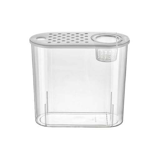 haoyunjianjiak 金魚鉢 金魚 飼育水槽 大容量 アクアリウム 透明 アクリル水槽 観葉植物 インテリア 容器 ボウル プラスチック 透明 水培 インテリア 花瓶 テーブル (水耕栽培,32*14.5*28.5cm)