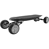 Potente salida: Diseño de motor de doble cubo, cada motor proporciona la potencia de salida máxima de 600W. La potencia de salida total de 1200W puede hacer que la carga del monopatín eléctrico hasta 150 kg, sube una pendiente de 30 grados y haga que la velocidad máxima alcance 40km / h ..