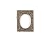 Melody Jane Dollhouse Small Antique Gold Picture Frame Oval Photo Miniature 1:12 Accessory