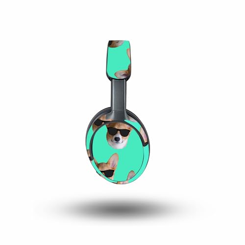 Image of MightySkins Skin Compatible with Bose QuietComfort Ultra - Cool Corgi | Protective, Durable, and Unique Vinyl Decal wrap Cover | Easy to Apply, Remove, and Change Styles