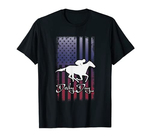 Pride USA Derby Day Bandera Camiseta