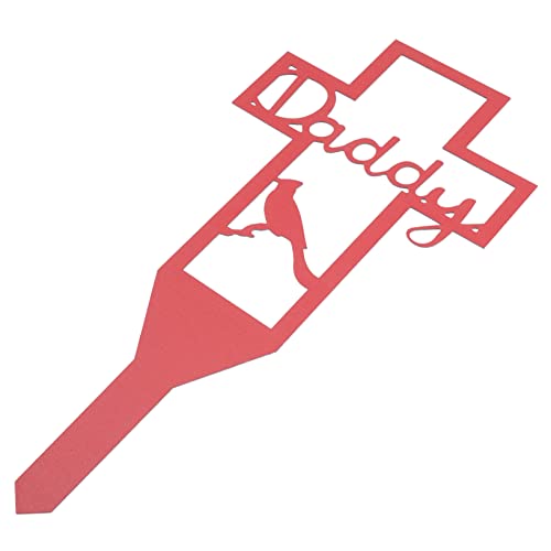 VINTORKY Metall Kreuz Gartenstecker Für Grabdekoration Langlebige Friedhofsdekoration An Geliebte Menschen Für Außenbereich Geeignet Robustem Einfach Zu Platzieren