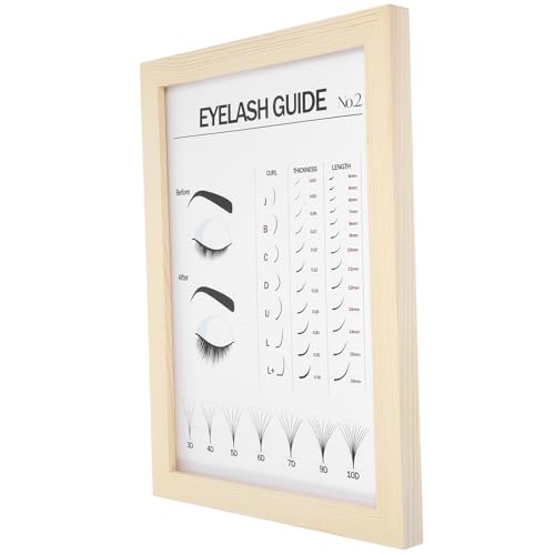 Tableau d'affichage pour cils Cabilock : l'affiche guide visuel des styles de faux cils