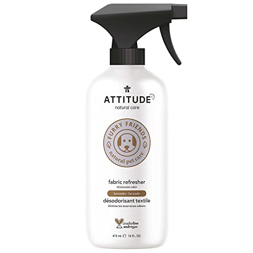 ATTITUDE Fabric Refresher for Pets, Neutralizes Odors, Plant and Mineral-Based Ingredients, Vegan...