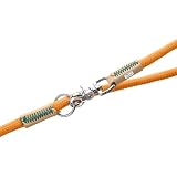 HUNTER Verstellbare Hundeführleine Malia, Farbe: weinrot/Dunkelbraun, geschmeidiges Tau & Robustes Leder, 3-Fach verstellbar, leicht, strapazierfähig, moderner Look, Made in Germany, Größe: 10/200