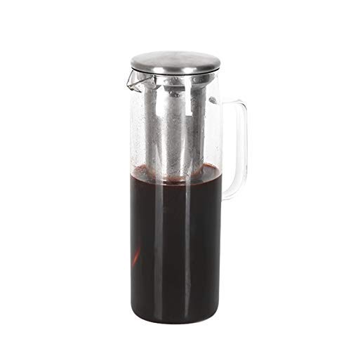 DONDOW Kaltes Gebräu Kaffeemaschine, 1 Quart, 32 Oz Iced Coffee Maker, Eistee-Maschine, Airtight kaltes Gebräu Pitcher…