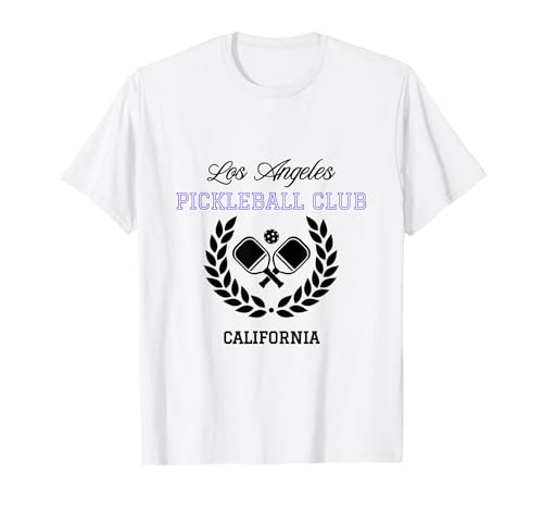 Photo de Club de pickleball de Los Angeles en Californie T-Shirt