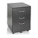 Produktbild hjh OFFICE 830065 Rollcontainer mit Schubladen EKON I Graphit Schreibtisch Unterschrank mit Rollen, 60,5 x 40 x 44 cm
