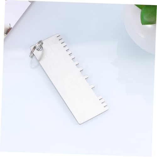Calibrador de grosor para soldadura acero inoxidable 3 piezas, herramienta de medición ligera y portátil para fabricación metal miniatura 4
