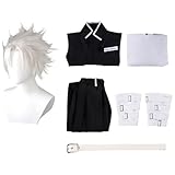 神併良品 不死川実弥 コスプレ ウィッグ付き 風柱 鬼殺隊 衣装 大人用 仮装 文化祭 イベント コスチューム ステージ服 Shinazugawa Sanemi cosplay (不死川実弥 ウィッグ付き, M)