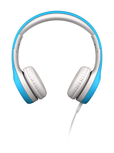LilGadgets Kids Premium Volume Limited Wired Headphones with SharePort (Children, Toddlers) - Blue (Renewed)