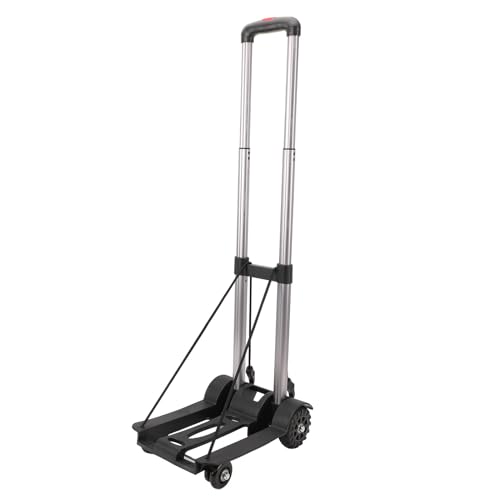 Carretilla plegable aluminio 4 ruedas 40kg capacidad miniatura 7