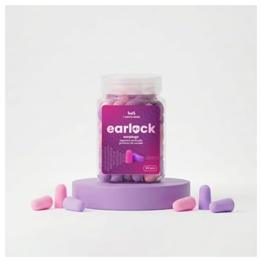 Protetor Auricular de Espuma Moldável - Earlock - I wanna sleep - 30db - 60 Peças - Abafador de Ruídos de Espuma Ultramacia, Tampão de Ouvido para Dormir, Estudar e Viajar. Protetores de Ouvidos Confortáveis