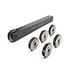 AI TOOLS Single Wheel Knurling Tool Holder | For Knurling Operation | With Different pattern | Gripping Product | Straight and diagonal Shapes Knurls| 10 x 10 x 100 mm Size | 6 HSS KNURLS, KTH6HSS