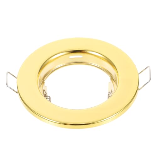 WHAMVOX Mr16 Gu10 Ceiling Rose Light Fitting Iron Light Trim Ring Simple Installation Diverse Colors Available