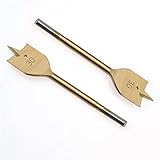 Múltiples aplicaciones: las puntas planas de remo para carpintería son ideales para trabajos donde se necesitan un alto rendimiento y precisión. Excelente para cortar madera suave y dura, tablero de yeso, clinker, caja de espuma, etc. en cuestión de segundos.