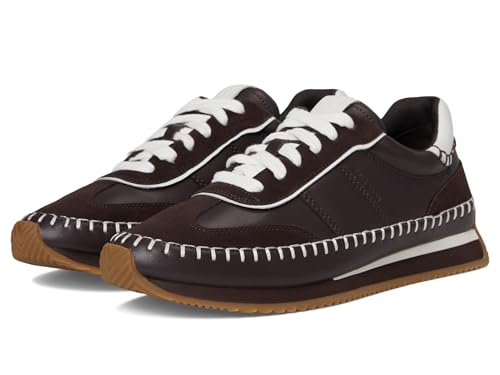 Cole Haan Cole Haan Women's Grandpro Premier Runners, Dark Chocolate/White Leather, 11-B US