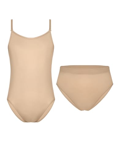 Catálogo para Comprar On-line Ropa de Gimnasia para Niño de esta semana. 48 Leotardos de baile para niñas, ropa interior para adolescentes, ropa interior de baile, camisola para niños, práctica de clase de ballet, parte superior y calzoncillos nude, 3-5...