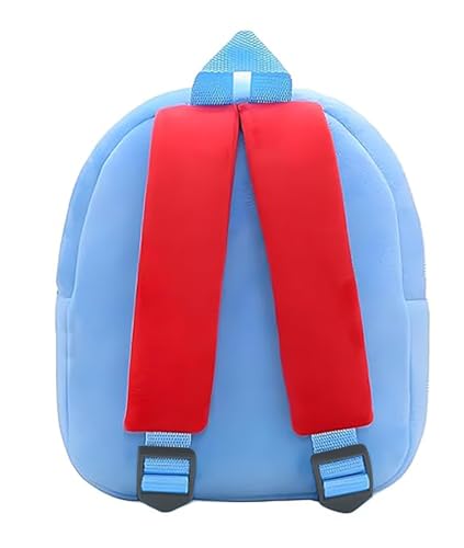 Image of Frantic Kids Velvet School Bag Plush Backpack Baby Girl Preschool Bags Ideal for Baby Boy & Girl Picnic Bags (2-5 Years)