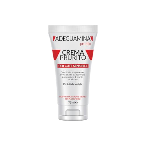 Adeguamina Prurito, Crema per Cute Sensibile, Contribuisce a Prevenire Arrossamenti e ad Alleviare la Sensazione di Prurito, Dermatologicamente Testata - 75ml