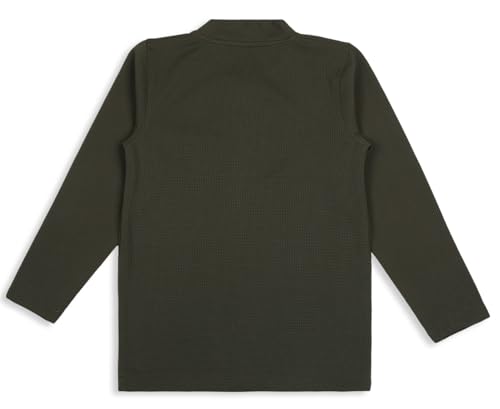Image of Boys Full Sleeves Solid Jacket and T-Shirt