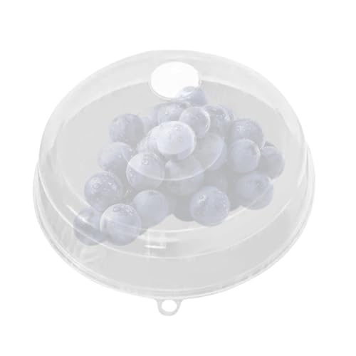 Protector de salpicaduras de microondas – Protector de cubierta de horno para comedor, resistente al calor con diseño de ventilación, tapa protectora antisalpicaduras, protector de platos versátil