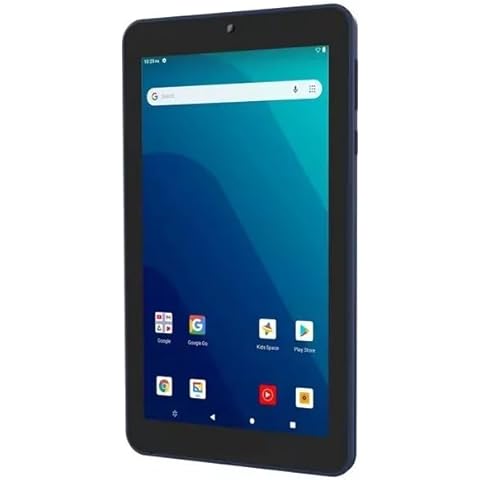 onn. Surf Tablet Gen 2 100026191 7" 16GB 2GB RAM Android 11 Go 2GHz Quad-Core Proessor, Deep Navy (Renewed) Cover