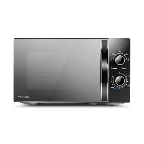 Toshiba Manual Solo Microwave — MW2-MM20PF(MB) · Black mirror
