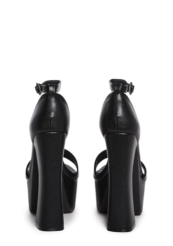Dolls Kill Holy Revelation Pure Platform Heels by Current Mood – Vegan Leather Peep Toe Heels for Bold Confidence4