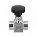 Leak Proof Inner Wire Through Needle Valve, 304 Stainless Steel Needle Valve Internal Screw Valve for Industrial or Laboratory Experiments(1/2)
