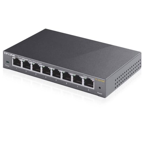 Interruptor de escritorio TP-LINK TLSG108 de 8 puertos para acelerar tu conexión de red