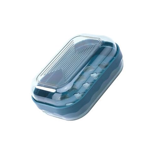 革新的な石鹸トレイホルダーダブルコンパートメントデザイン滑り止め蓋収納ケースジム愛好家のためのポータブルトラベルケース