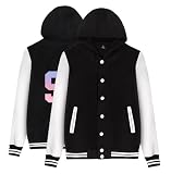 Dolpind Women Love Hoodie Varsity Baseball Jacket Hoodie Sweatshirt Unisex Casual Pullover Fan Merchandise Merch