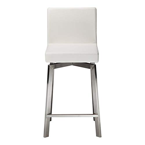 Moe's Home Collection Giro Counter Stool, White #TOP1