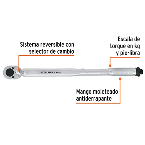 Torquímetro de 1/2" 2 torquimetro de 1 2 marca TRUPER (2)