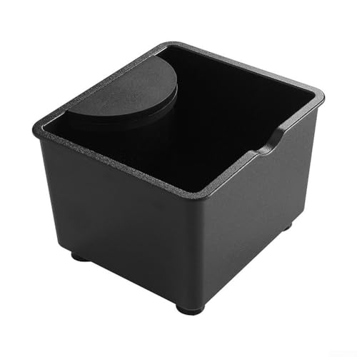 Aprilsunnyzone PARA MINI Coffee Knock Box ABS Amortiguación Silicona Pad Compacto Espresso Molidos