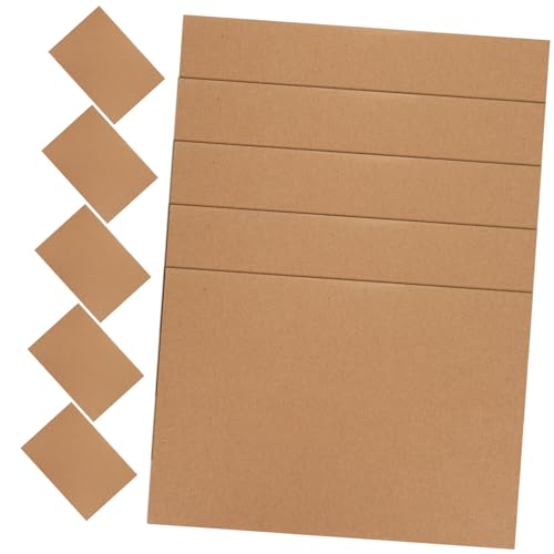 Operitacx 10 Hojas Cajas de Cartón Corrugado para Embalaje y Envío de Tablero Resistente para Mudanzas y Almacenamiento de Artículos Pequeños