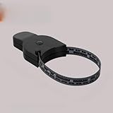 Body Measuring Tape with Handle Retractable Black Circumference Tool with Clear Markings for Sewing Tailoring Clothing Sizing Travel Storage